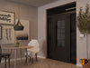 Front Exterior Prehung Aluminum Door | Entry Steel Metal Classic Painted Door |  Iron 0101