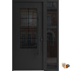 Front Exterior Prehung Aluminum Door | Entry Steel Metal Classic Painted Door |  Iron 0101