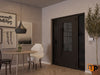Front Exterior Prehung Aluminum Door | Entry Steel Metal Classic Painted Door |  Iron 0101
