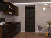 Front Exterior Prehung Aluminum Door | Entry Steel Metal Classic Painted Door |  Iron 0188