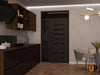 Front Exterior Prehung Aluminum Door | Entry Steel Metal Classic Painted Door |  Iron 0188