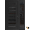 Front Exterior Prehung Aluminum Door | Entry Steel Metal Classic Painted Door |  Iron 0188