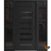Front Exterior Prehung Aluminum Door | Entry Steel Metal Classic Painted Door |  Iron 0188