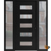 Front Exterior Prehung Aluminum Door | Entry Steel Metal Classic Painted Door |  Iron 0255