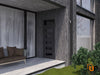 Front Exterior Prehung Aluminum Door | Entry Steel Metal Classic Painted Door |  Iron 0255