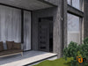 Front Exterior Prehung Aluminum Door | Entry Steel Metal Classic Painted Door |  Iron 0255