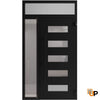 Front Exterior Prehung Aluminum Door | Entry Steel Metal Classic Painted Door |  Iron 0255
