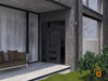 Front Exterior Prehung Aluminum Door | Entry Steel Metal Classic Painted Door |  Iron 0255