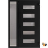 Front Exterior Prehung Aluminum Door | Entry Steel Metal Classic Painted Door |  Iron 0255