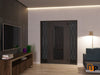 Front Exterior Prehung Aluminum Door | Entry Steel Metal Classic Painted Door |  Iron 1600