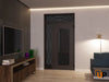 Front Exterior Prehung Aluminum Door | Entry Steel Metal Classic Painted Door |  Iron 1600