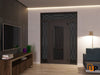 Front Exterior Prehung Aluminum Door | Entry Steel Metal Classic Painted Door |  Iron 1600