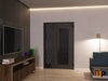 Front Exterior Prehung Aluminum Door | Entry Steel Metal Classic Painted Door |  Iron 1600