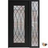 Front Exterior Prehung Aluminum Door | Entry Steel Metal Classic Painted Door |  Iron 1600