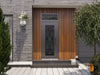 Front Exterior Prehung Aluminum Door | Entry Steel Metal Classic Painted Door | Iron 1601