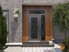 Front Exterior Prehung Aluminum Door | Entry Steel Metal Classic Painted Door | Iron 1601