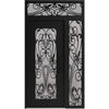 Front Exterior Prehung Aluminum Door | Entry Steel Metal Classic Painted Door | Iron 1601