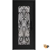 Front Exterior Prehung Aluminum Door | Entry Steel Metal Classic Painted Door | Iron 1601