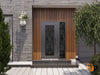 Front Exterior Prehung Aluminum Door | Entry Steel Metal Classic Painted Door | Iron 1601