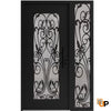 Front Exterior Prehung Aluminum Door | Entry Steel Metal Classic Painted Door | Iron 1601