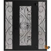 Front Exterior Prehung Aluminum Door | Entry Steel Metal Classic Painted Door | Iron 1633