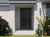 Front Exterior Prehung Aluminum Door | Entry Steel Metal Classic Painted Door | Iron 1633