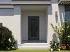 Front Exterior Prehung Aluminum Door | Entry Steel Metal Classic Painted Door | Iron 1633