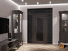 Front Exterior Prehung Aluminum Door | Entry Steel Metal Classic Painted Door | Iron 1633