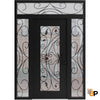 Front Exterior Prehung Aluminum Door | Entry Steel Metal Classic Painted Door | Iron 1633