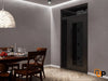 Front Exterior Prehung Aluminum Door | Entry Steel Metal Classic Painted Door | Iron 1655