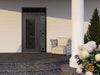 Front Exterior Prehung Aluminum Door | Entry Steel Metal Classic Painted Door | Iron 1655