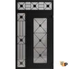 Front Exterior Prehung Aluminum Door | Entry Steel Metal Classic Painted Door | Iron 1655