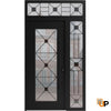 Front Exterior Prehung Aluminum Door | Entry Steel Metal Classic Painted Door | Iron 1655