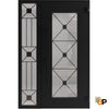 Front Exterior Prehung Aluminum Door | Entry Steel Metal Classic Painted Door | Iron 1655