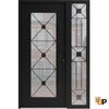 Front Exterior Prehung Aluminum Door | Entry Steel Metal Classic Painted Door | Iron 1655