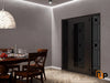 Front Exterior Prehung Aluminum Door | Entry Steel Metal Classic Painted Door | Iron 1655