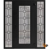 Front Exterior Prehung Aluminum Door | Entry Steel Metal Classic Painted Door | Iron 1688