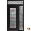 Front Exterior Prehung Aluminum Door | Entry Steel Metal Classic Painted Door | Iron 1688