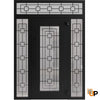 Front Exterior Prehung Aluminum Door | Entry Steel Metal Classic Painted Door | Iron 1688