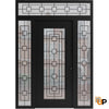 Front Exterior Prehung Aluminum Door | Entry Steel Metal Classic Painted Door | Iron 1688