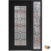 Front Exterior Prehung Aluminum Door | Entry Steel Metal Classic Painted Door | Iron 1688