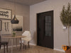 Front Exterior Prehung Aluminum Door | Entry Steel Metal Classic Painted Door |  Iron 0101