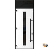 Entry Metal Modern Painted Door | Ronex 1055 Teak 96"