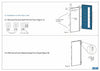 Front Exterior Prehung Metal-Plastic Door | Ronex 1277
