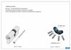 Front Exterior Prehung Metal-Plastic Door | Ronex 1277