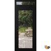 Modern upvc exterior metal-plastic door with clear glass | Manux 8666