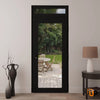 Modern upvc exterior metal-plastic door with clear glass | Manux 8666