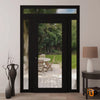 Modern upvc exterior metal-plastic door with clear glass | Manux 8666