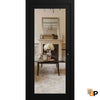 Modern upvc exterior metal-plastic door with clear glass | Manux 8666