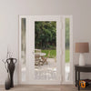Modern upvc exterior metal-plastic door with clear glass | Manux 8666